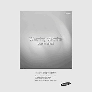 Samsung WF338AAG/XAA Front Load Washer User Manual