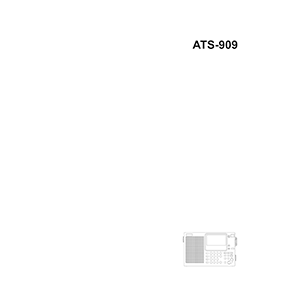 Sangean ATS-909 Portable Radio User Manual