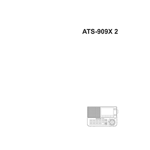 Sangean ATS-909X2 Portable Radio User Manual