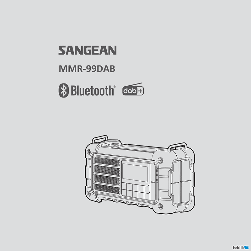 Sangean MMR-99DAB Emergency Radio User Manual
