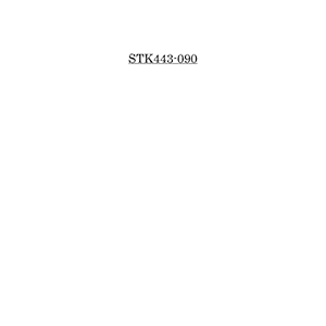 STK443-090 Sanyo Audio Power Amplifier Data Sheet