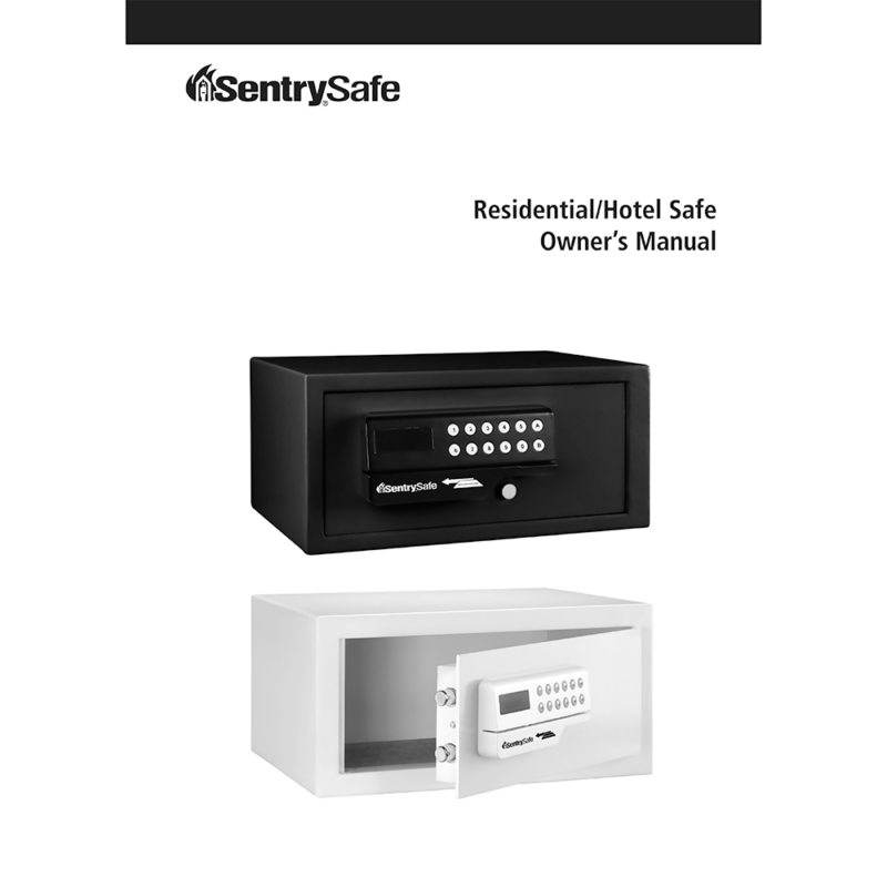 SentrySafe H060ES Card Swipe Safe Owner's Manual