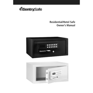 SentrySafe HL100ES Card Swipe Safe Owner's Manual