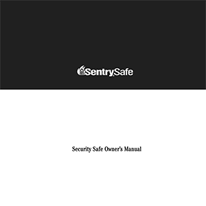 SentrySafe X031 Security Safe Owner's Manual