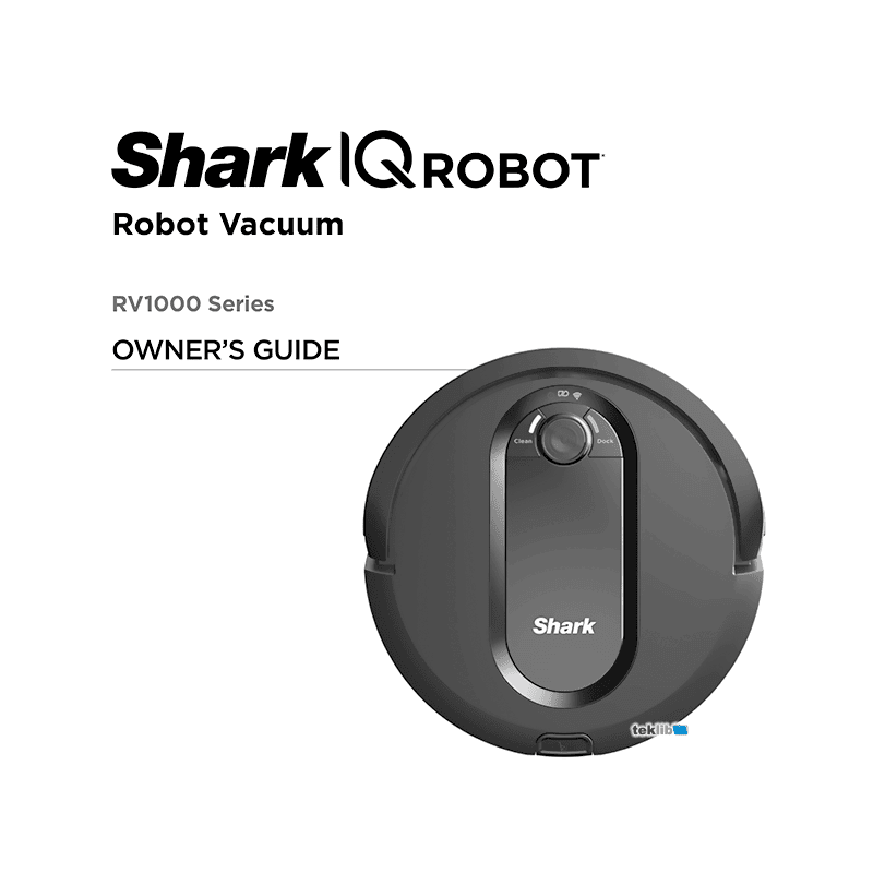 Shark IQ Robot Vacuum AV970GVDUS Owner's Guide