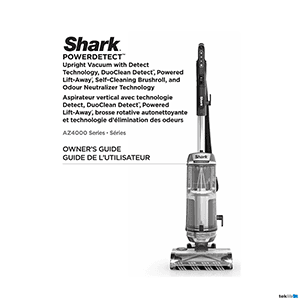 Shark PowerDetect Upright Vacuum AZ3901 Owner's Guide