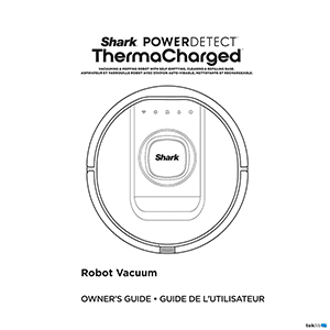 Shark PowerDetect ThermaCharged Robot Vacuum RV2930XEUS Owner's Guide