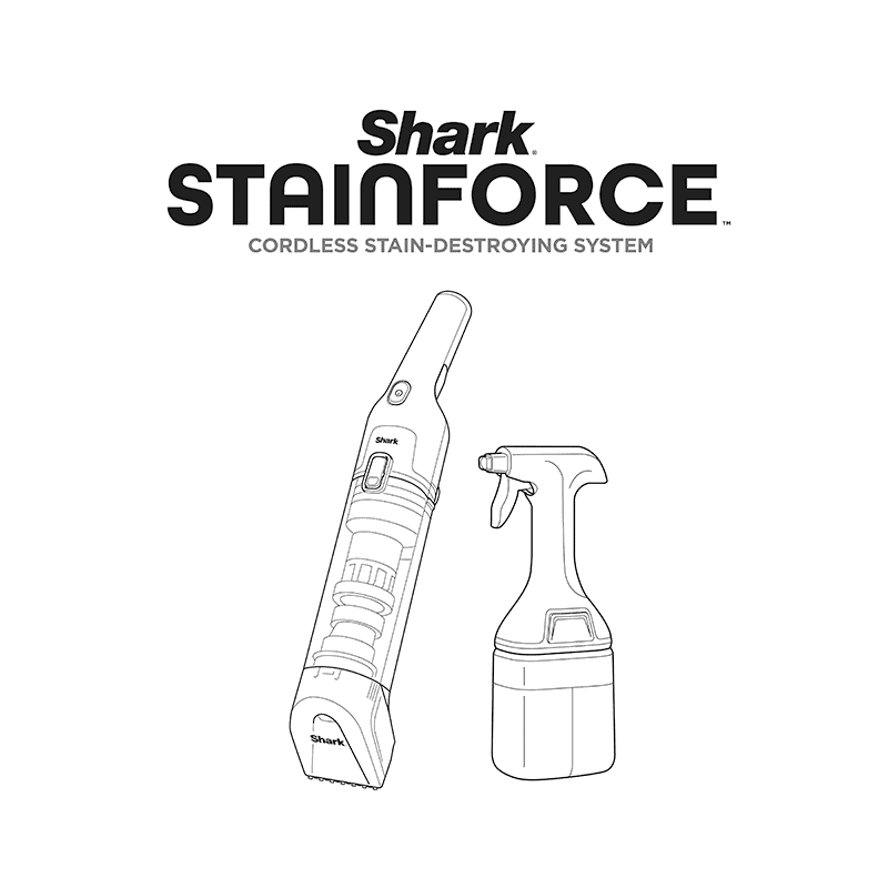 Shark StainForce HX105 Stain-Destroying System User Manual