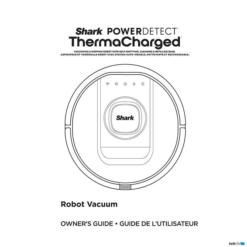 Shark PowerDetect ThermaCharged Robot Vacuum UR2950XECA Owner's Guide