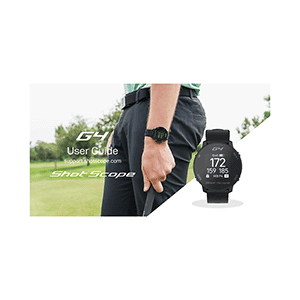 Shot Scope G4 Golf GPS Watch User Guide