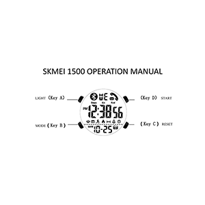 SKMEI Smart Watch 1500 Operation Manual