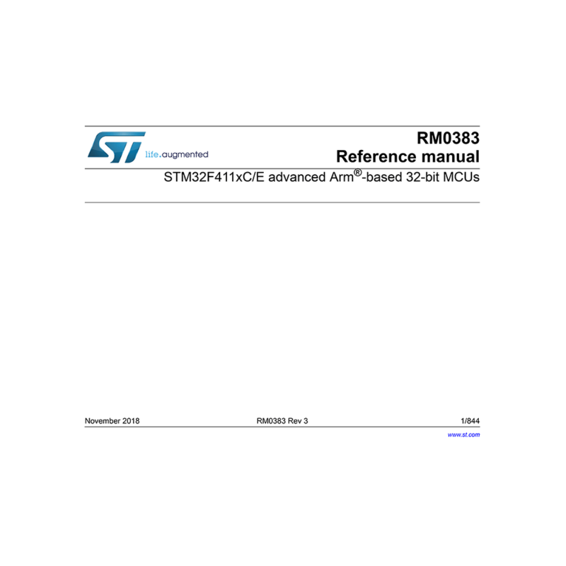 STM32F411 Reference Manual