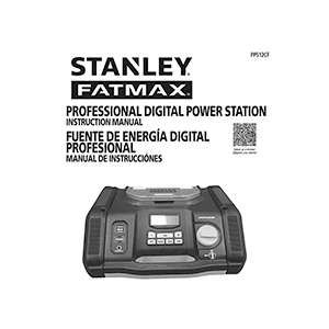 Stanley FATMAX PPS12CF 1200A Professional Power Station Instruction Manual