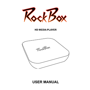 Strong Rock-Box HD Media Player User Manual