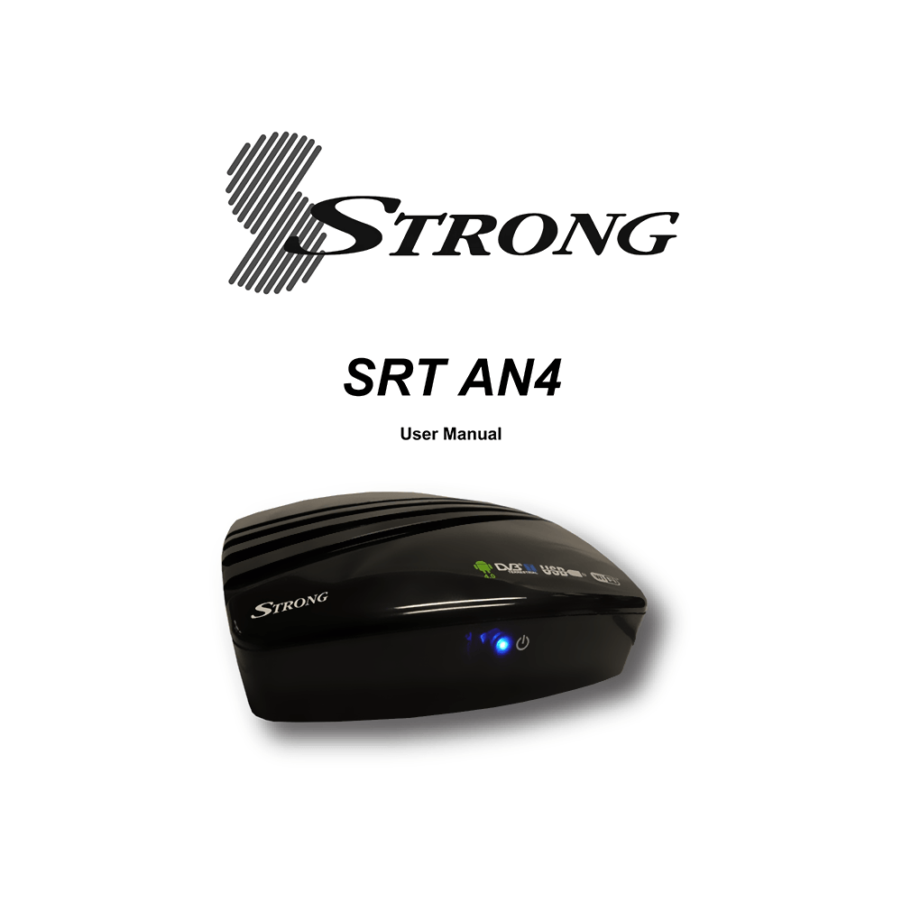 Strong SRT AN4 Android DVB-T TV Box User Manual