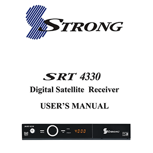 Strong SRT4330 Digital Satellite Receiver User's Manual
