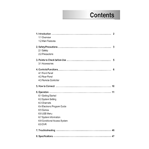 Strong SRT4663X Digital Satellite Receiver User's Manual