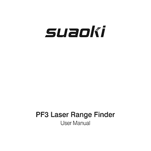 Suaoki PF3 Laser Range Finder User Manual
