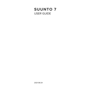 Suunto 7 GPS Sports Smartwatch User Guide