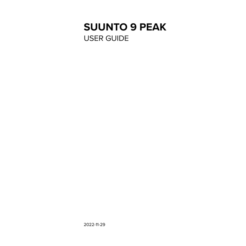 Suunto 9 Peak GPS Sports Watch User Guide