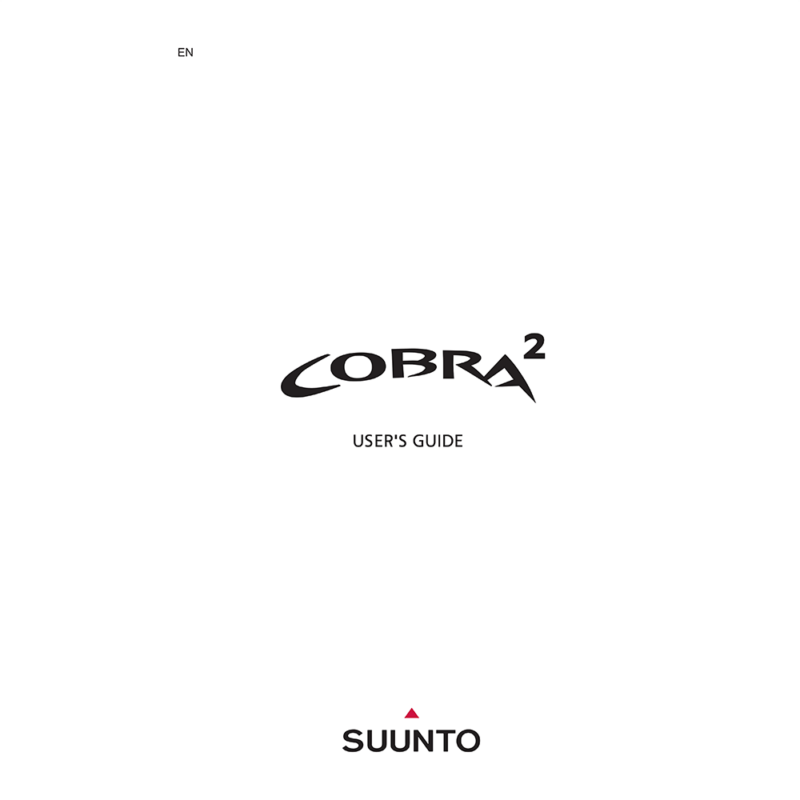 Suunto Cobra2 Dive Computer User's Guide