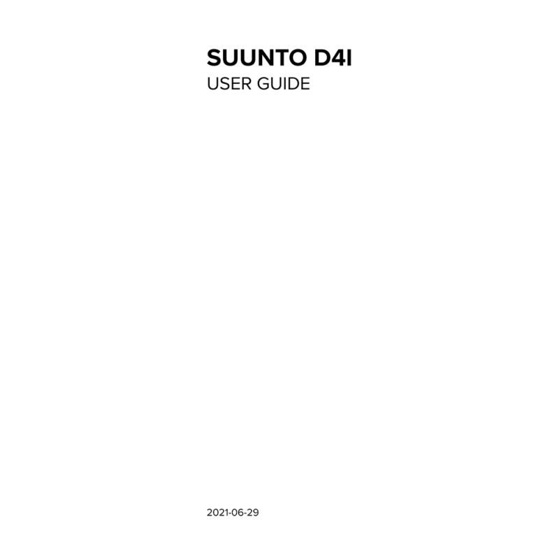 Suunto D4i Novo Dive Computer User Guide