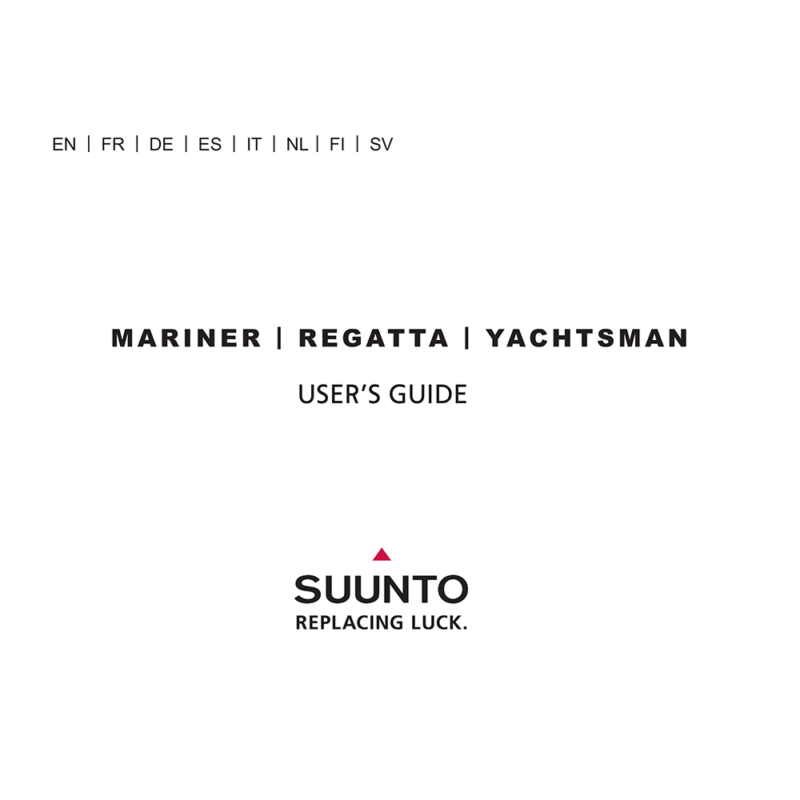 Suunto Mariner Sailing Watch User's Guide