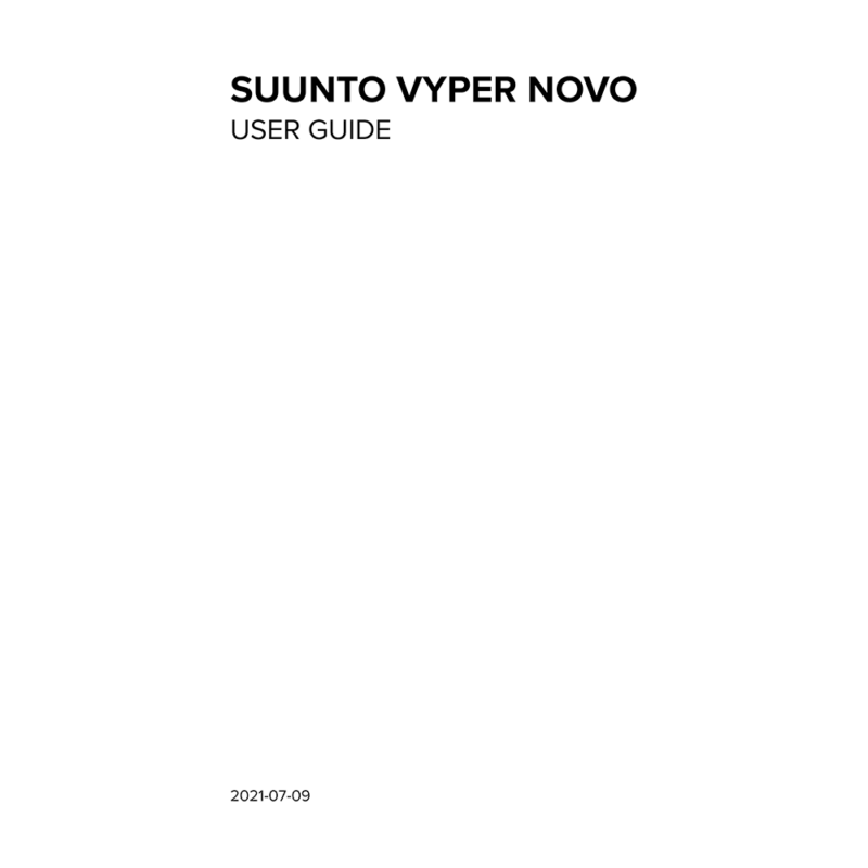 Suunto Vyper Novo Dive Computer User Guide