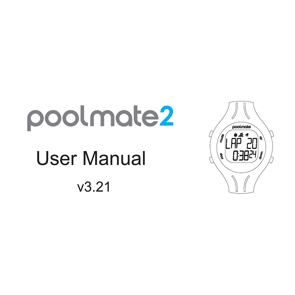Swimovate PoolMate2 Swim Tracking Watch User Manual