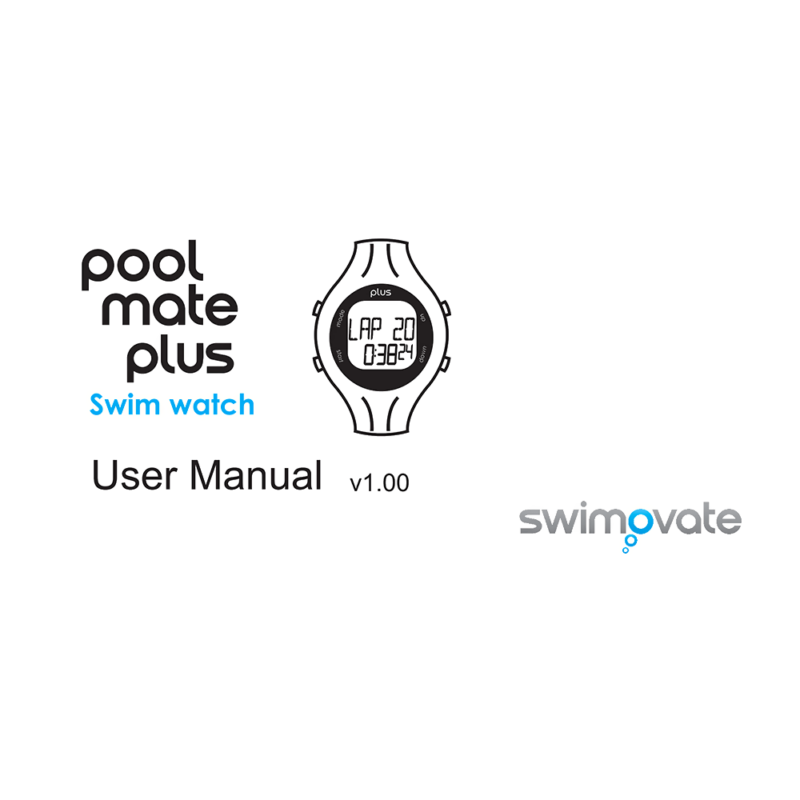 Swimovate PoolMatePlus Swim Watch User Manual