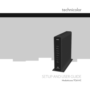 Technicolor MediaAccess TC8717C Gateway User Guide