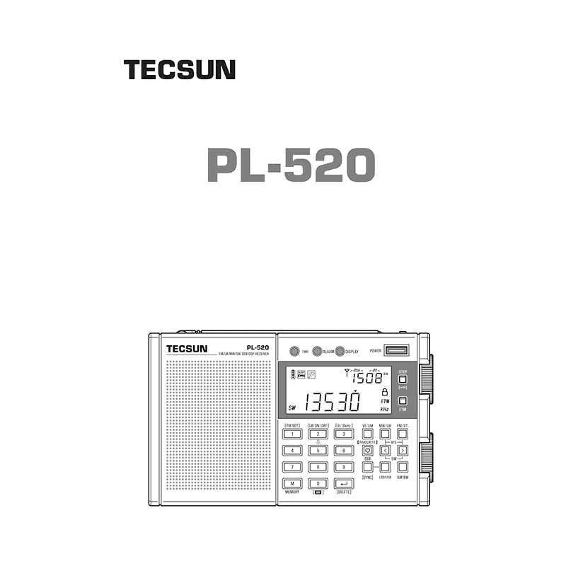 Tecsun PL-520 Receiver User Manual