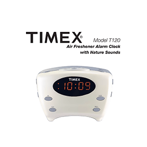 Timex T120 Air Freshener Alarm Clock User Manual
