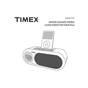 Timex Ti72 Clock Radio User Manual
