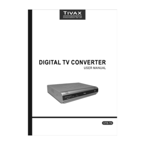 Tivax STB-T9 ATSC Digital Converter Box User Manual