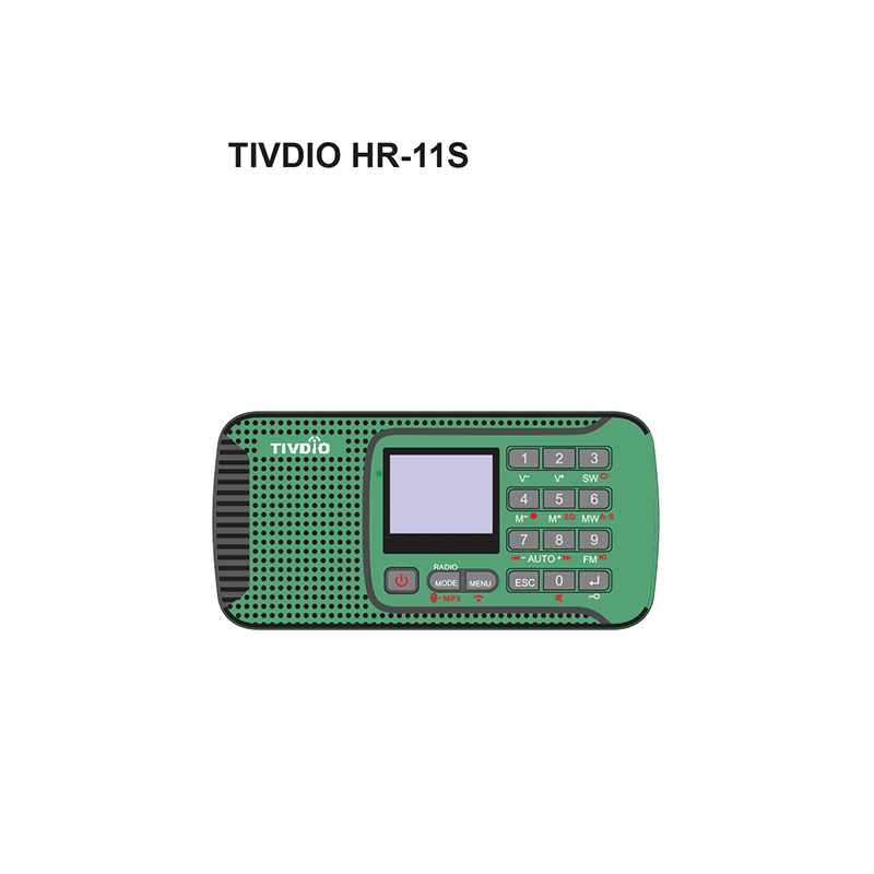 HR11S Tivdio / Retekess / Retevis Radio Operation Manual