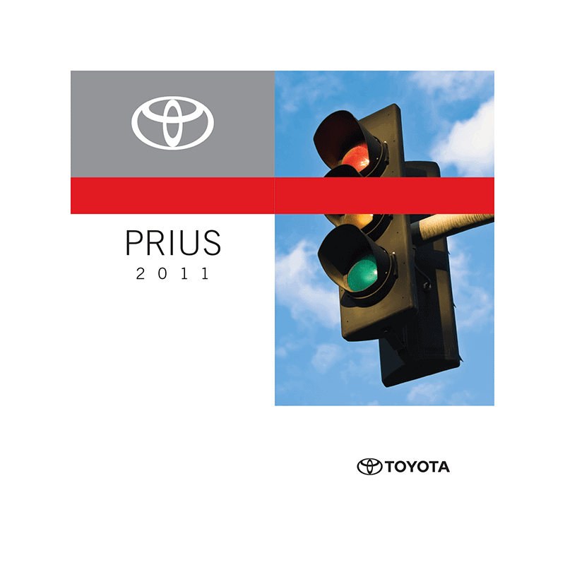 Toyota Prius 2011 3rd gen XW30 Owner's Manual