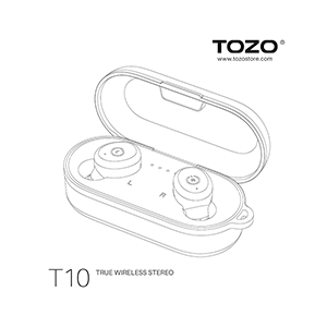 TOZO T10 Wireless Earbuds Quick Guide