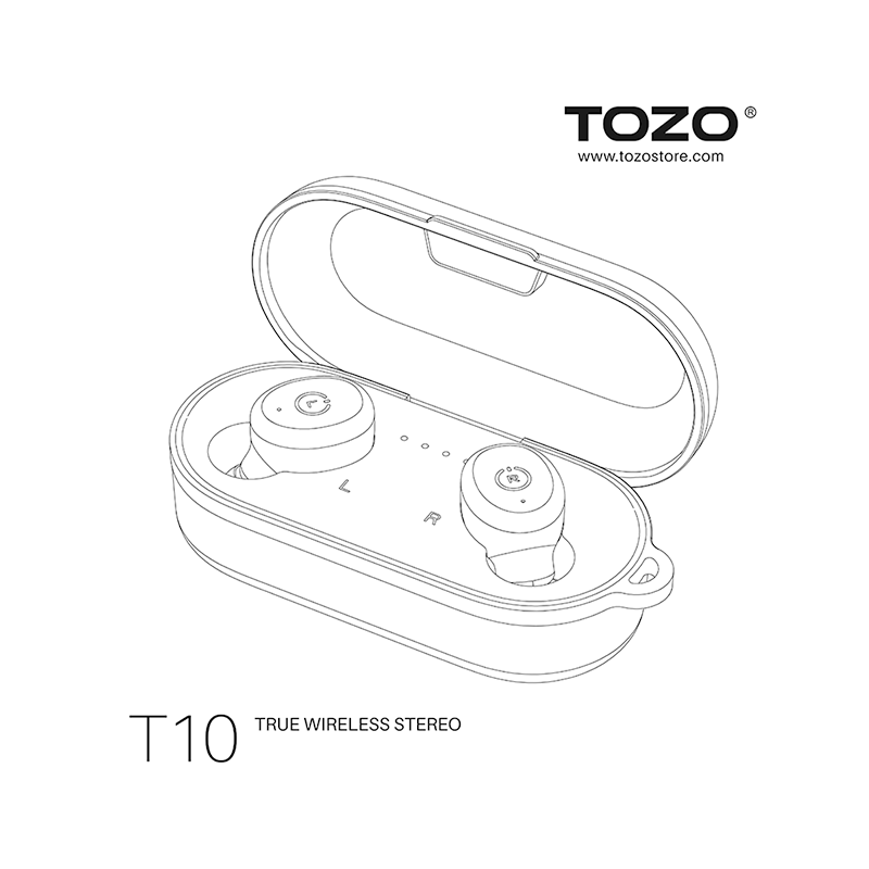 TOZO T10 True Wireless TWS Earbuds User Manual