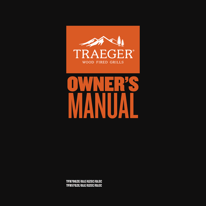 Traeger Pro 575 WiFi Wood Pellet Grill Owner's Manual