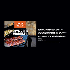 Traeger Timberline 850 TFB85WLB Wood Pellet Grill Owner's Manual