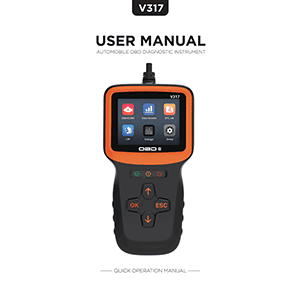 V317 Automobile OBD Diagnostic Instrument User Manual