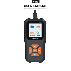 V318 Automobile OBD Diagnostic Instrument User Manual