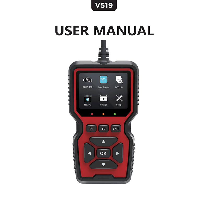 V519 Automobile OBD Diagnostic Instrument User Manual