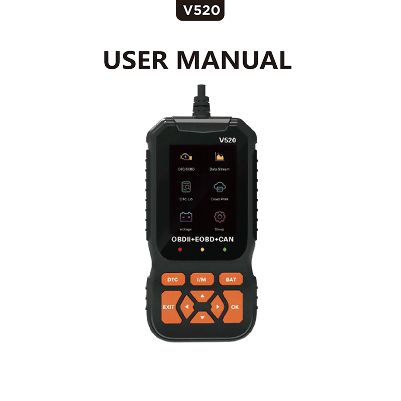 V520 Automobile OBD Diagnostic Instrument User Manual