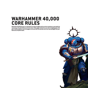WARHAMMER 40,000 Miniature Wargame Core Rules