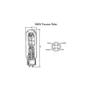 Western Electric 242A Vacuum Tube Data Sheet