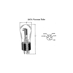 Western Electric 247A Vacuum Tube Data Sheet