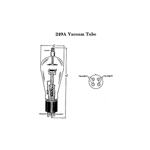 Western Electric 249A Vacuum Tube Data Sheet