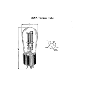Western Electric 256A Vacuum Tube Data Sheet
